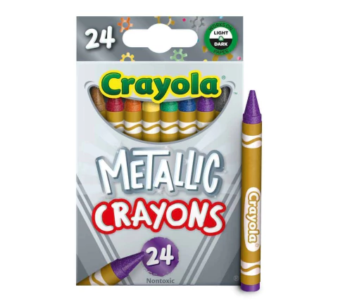 Crayones Crayola - Metalizados x24