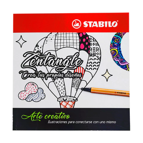 Libro Para Pintar Stabilo - Zentangle