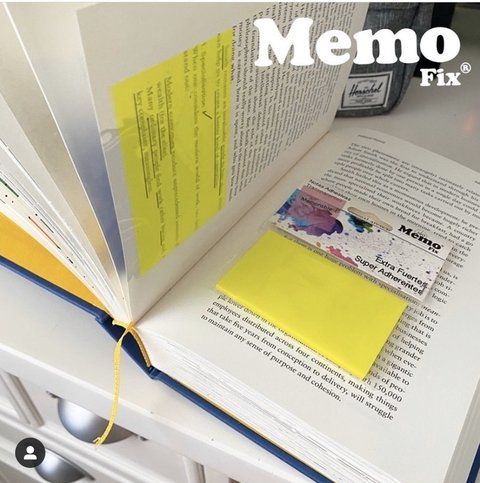 Notas adhesivas Memofix traslúcidas 75x75mm
