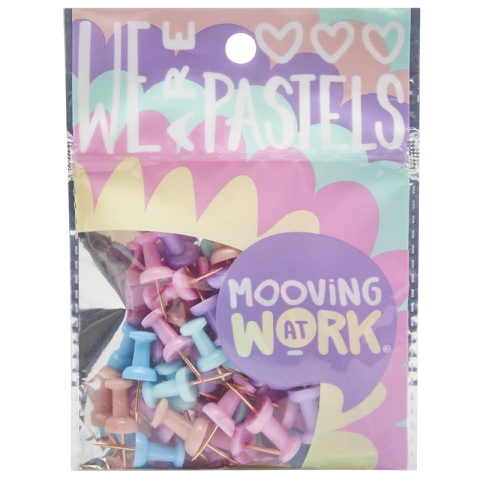 Push pins Mooving pastel
