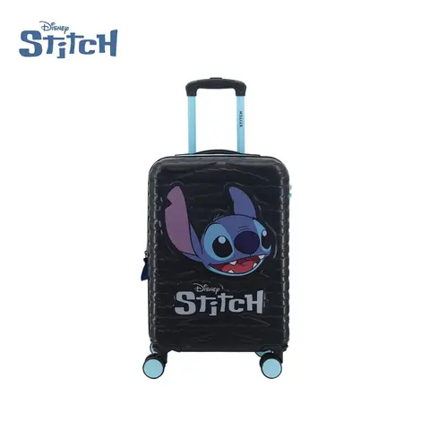 Valija LSyD 20" ABS/UV - Cara Stitch: Negro