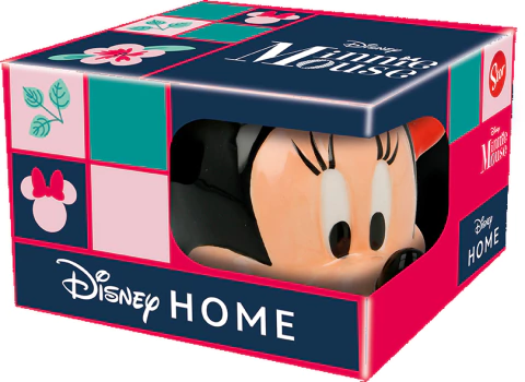 Taza Ceramica Stor 3D - Minnie Mouse Cabeza 355mL