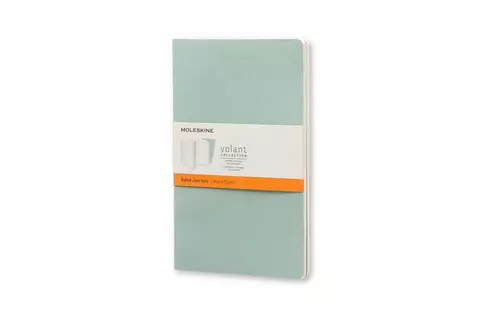 Set De Cuadernos Moleskine - x2 A5 Verde Rayado