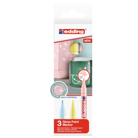 Marcador Edding 751 de pintura x3