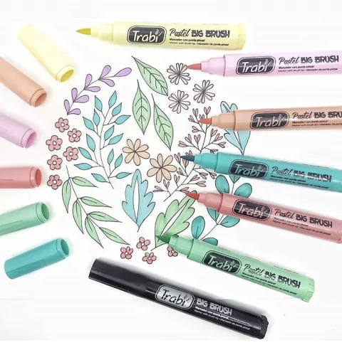 Marcador Trabi Big Brush x color