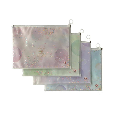 Sobre A4 Con Cierre The Pel - Con Glitter