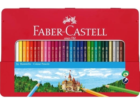 Lata de lápices Faber Castell x36