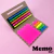 Notas adhesivas Memofix Traslucidas + finitas para resaltar + banderitas