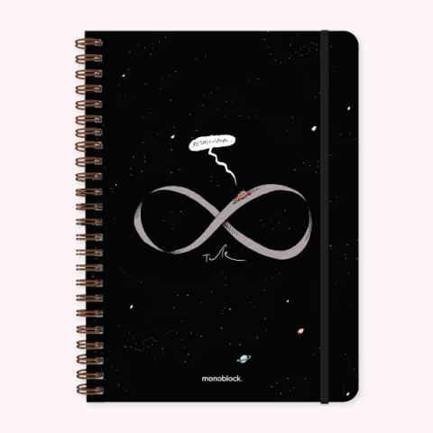 Cuaderno Monoblock A4 cuadriculado Tapa Flexible TUTE