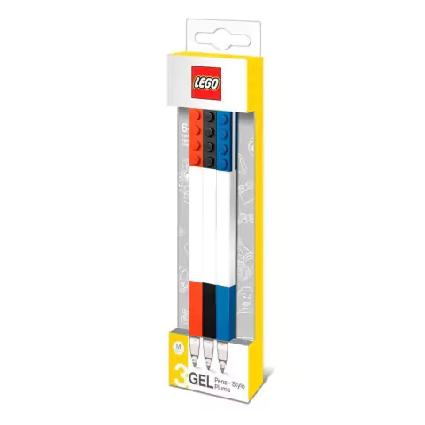 Boligrafos gel x3 LEGO