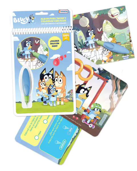 Libro Agua Wow Tapimovil - Bluey