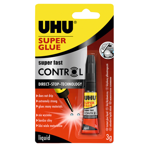 Pegamento UHU super glue Fasl Control