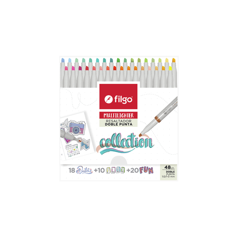 Resaltadores Filgo Multilighter x48