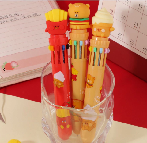 Bolígrafo 10 colores en 1 -Hamer Friends