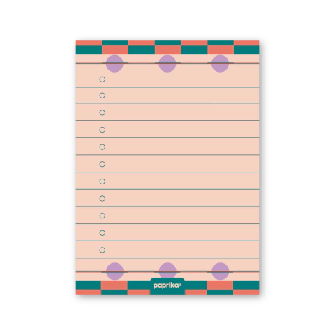 Checklist Imantado Paprika- Retro