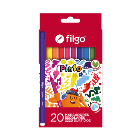 Marcador Filgo Pinto - 2220 Escolar x20