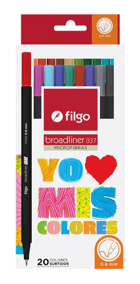 Microfibra Filgo Broadliner 0.8mm x20