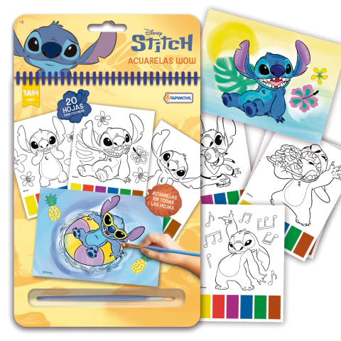 Acuarelas Wow Tapimovil - Stitch
