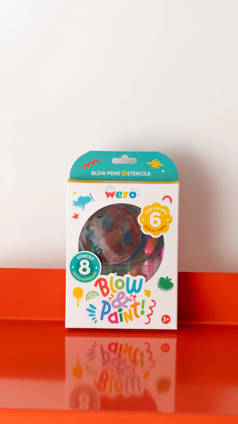 Marcadores Aerograficos Wero - Blow Pen + Stencil