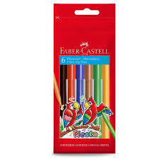 Marcadores Faber Castell fiesta x6