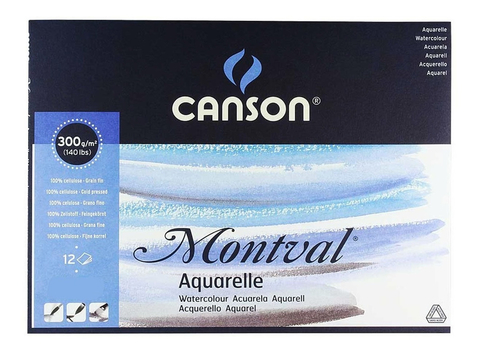 Block acuarela Canson 24x32 cm 300 gr