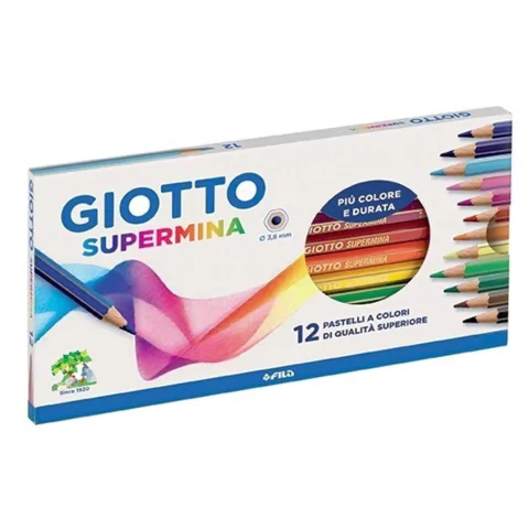 Lápices de color Giotto supermina x12