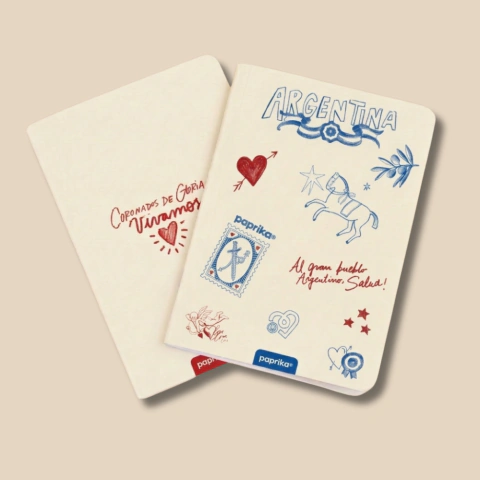 Set De Libretas Paprika - Patrio 19x25