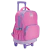 Mochila Filgo Starpak Plain Con Carrito - Fucsia