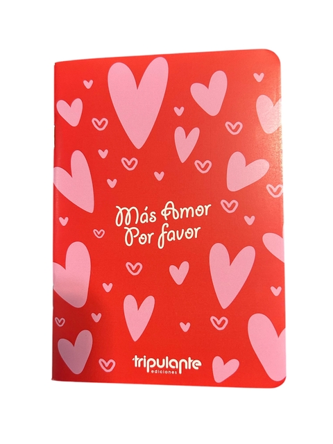 Cuaderno A6 Liso Tripulante - Corazones