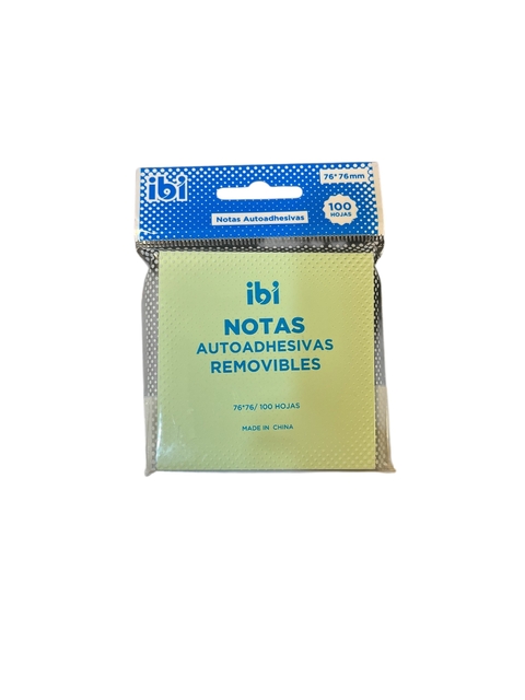 Notas adhesivas Ibicraft - verde pastel 76x76 cm