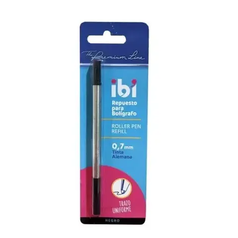 Tanque Repuesto Ibicraft Para Boligrafo Roller 0.7mm