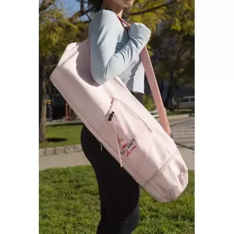 Bolso Para Mat De Yoga Ibicraft - Rosa
