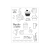 Sello siliconado cristal Ibi Craft 6x8" Coffee