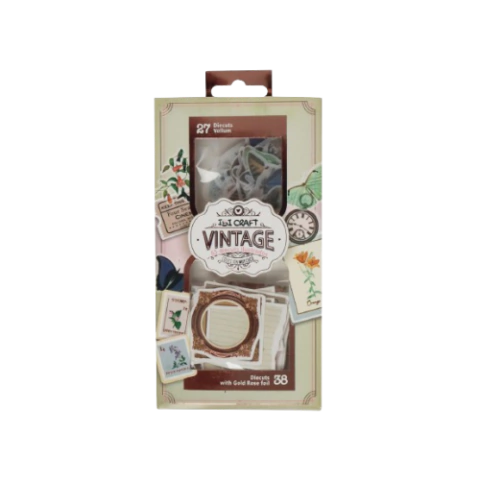 Diecuts Ilustrados Ibicraft Para Scrapbooking- Vintage