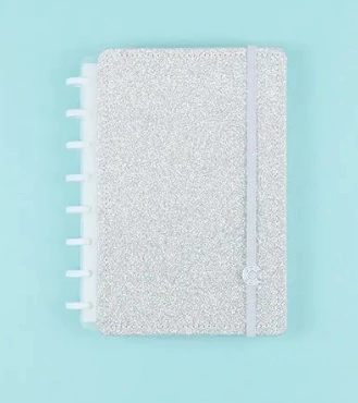 Cuaderno Inteligente 21x28 - Glitter Silver (Especial)