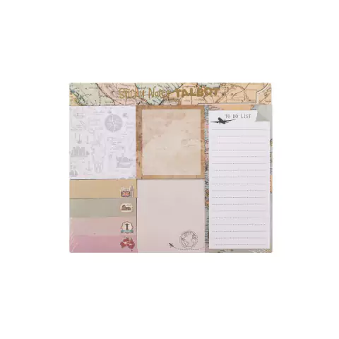 SET DE NOTAS AUTOADHESIVAS TALBOT TRAVEL X400u