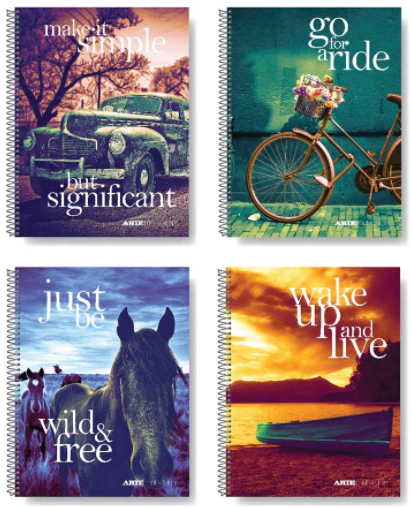 Cuaderno A5 Arte Motivation Rayado