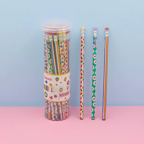 Lapiz con goma Wero love