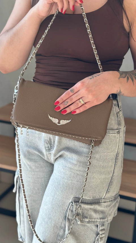 BOLSA ZAYA MARROM - comprar online