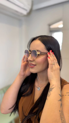 ÓCULOS MAYA ROSA E CINZA - Belle Vie