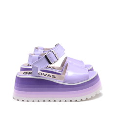 Sandalias Pantone Lila Baja 38 OUTLET - Groovas Shoes Co.