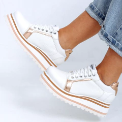 Marsella White Baja - Groovas Shoes Co.
