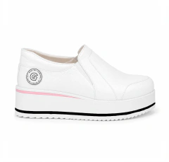 Parma White Baja - Groovas Shoes Co.