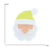 Recorte de Feltro Cabeça Papai Noel Candy - loja online