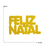 Recorte de Feltro Feliz Natal na internet
