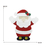 Recorte de Feltro Papai Noel Festivo