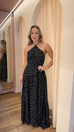 VESTIDO POÁ FRENTE UNICA MAVI