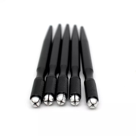 Tebori Anatômico Black - Inox