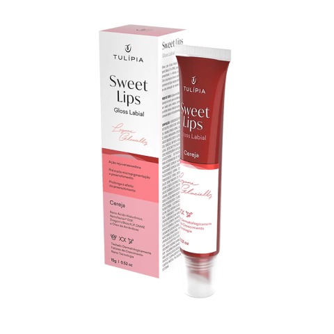 Sweet Lips GLOSS LABIAL SABOR CEREJA Tulipia