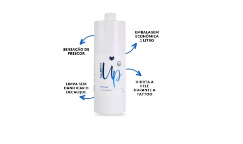 Clean Up - Limpeza Tattoo Eletrick Ink - 1 litro - comprar online
